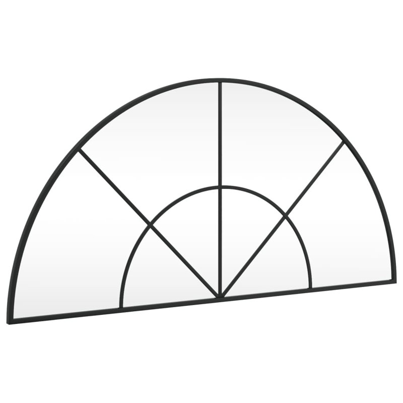 Nayvia Iron Arch Wall Mirror, 19.7" x 39.4"