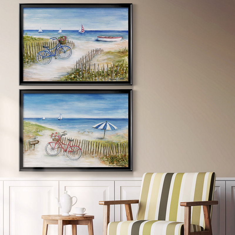 Beach Ride I - 2 pièces, H 26,5 po x l 73 po x P 1,5 po, Noir, Pas de tapis