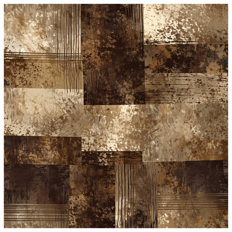 Abstract Earth Tones Double Sided Throw Pillows, 20 x 20 inches