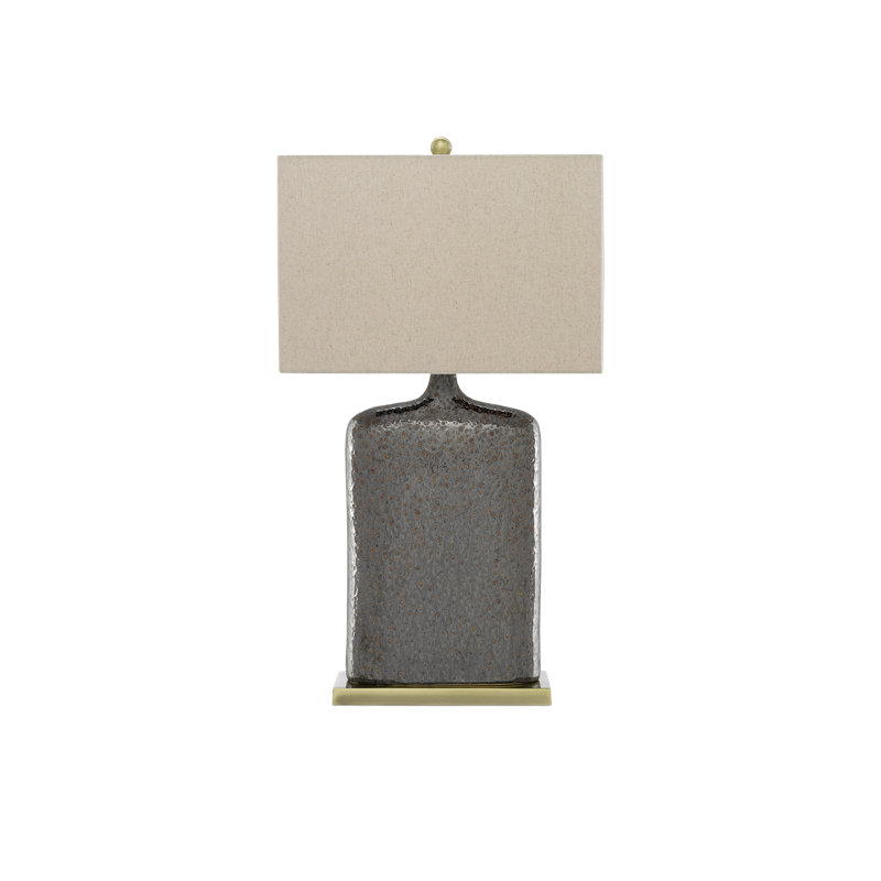 Lampe de table en bronze métallique 32,5 po Musing