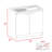 Utility Sink Vernal, Kitchen, White / Light Oak, Easy To Assembly