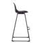 Wanette Upholstered Counter Stool with Metal Frame