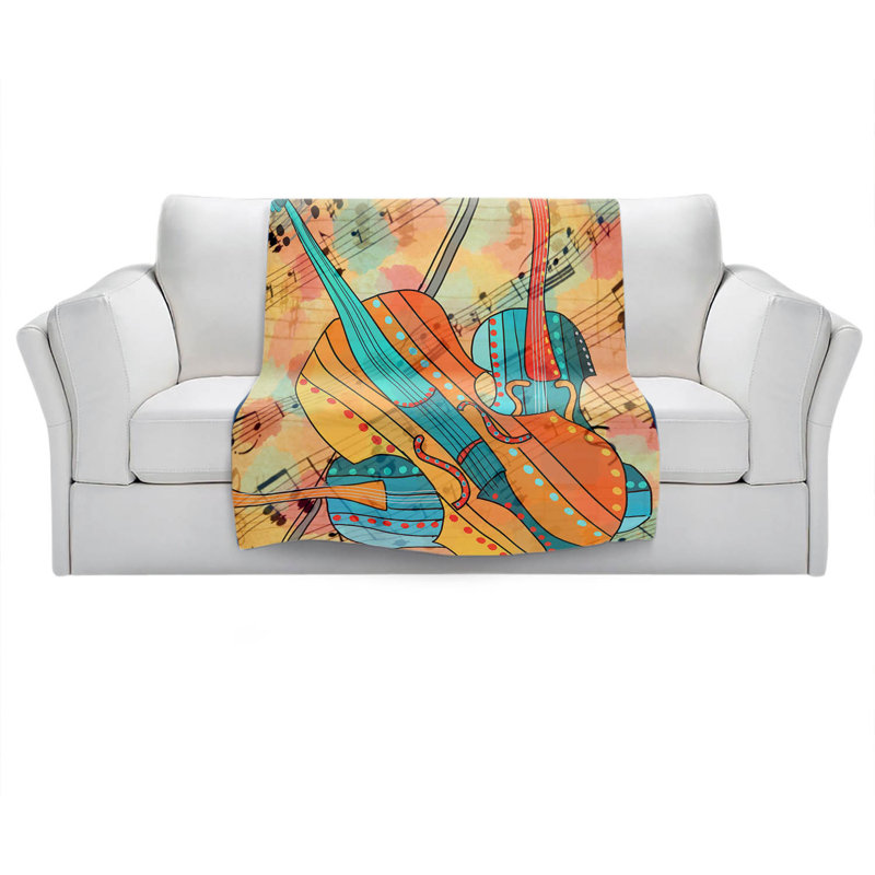Hand Woven Throw Blanket, 68" x 80"