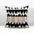Navy Blue/Black/Off-White Abstract