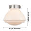 Plafonnier encastré 1 lumière 6,75 po Heffington-1617604724-1617604723