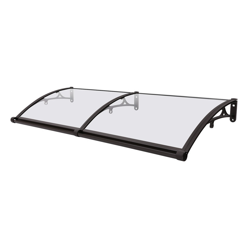 Metal Fixed Awning, CoffeeClear
