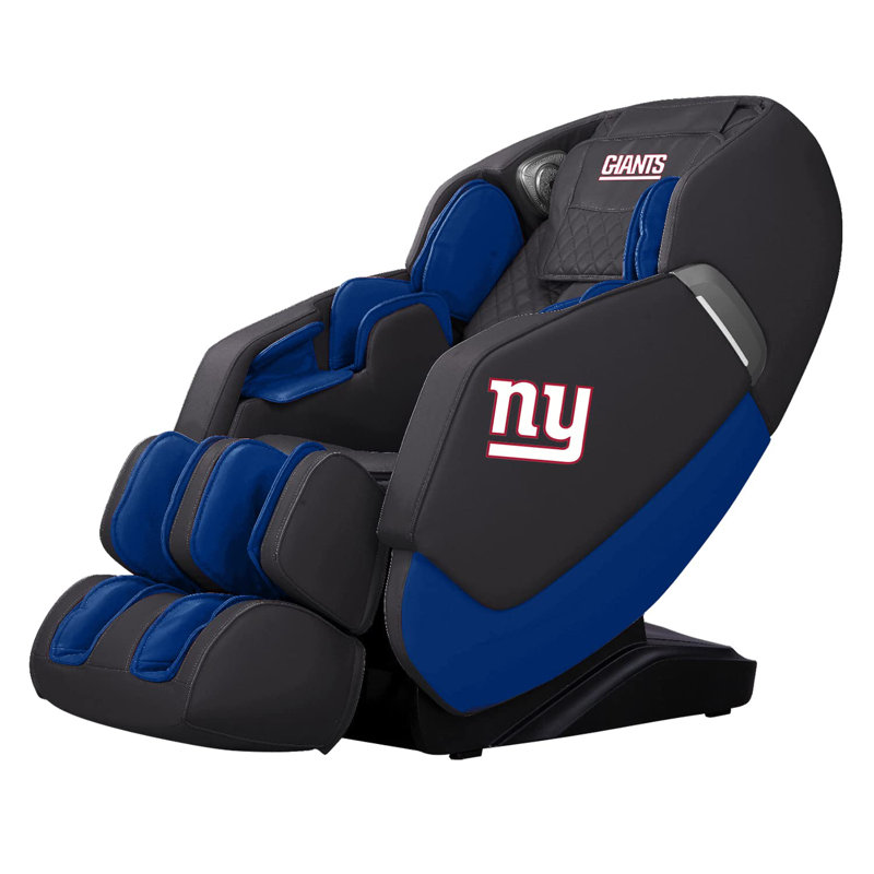Fauteuil de massage inclinable chauffant en similicuir à largeur réglable