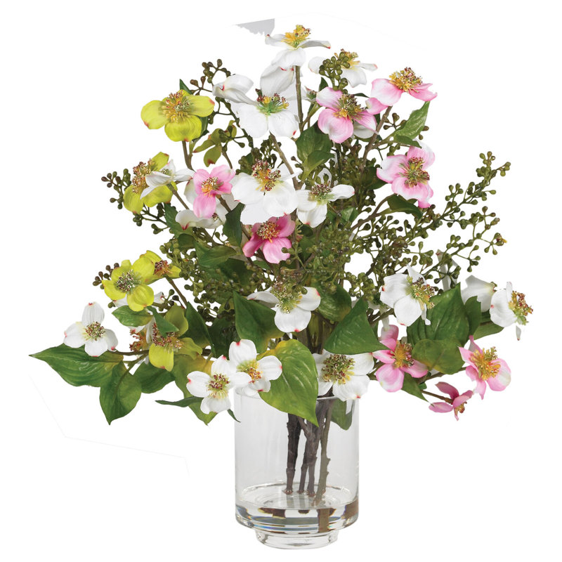  Dogwood Silk Flower Arrangement