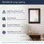 Miroir mural Rickesh