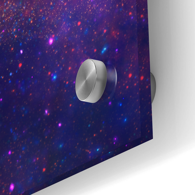 «Center of the Milky Way», art mural en verre acrylique, H 24 po x l 48 po x P 0,12 po