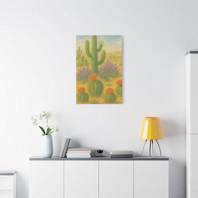 Aaroon Single Picture Frame Print on Canvas