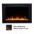 Sideline Recessed or Wall Mounted Electric Fireplace-1973214073