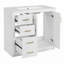 Meuble-lavabo de 36 po avec lavabo en céramique, structure en bois massif, armoire de rangement autoportante avec 3 tiroirs et portes à fermeture douce-116452228-116452229