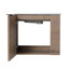 Base de meuble-lavabo simple 13 po fixée au mur seulement