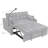 54.7" 3 In 1 Convertible Sleeper Sofa Bed, Adjustable Reclining Backrest Multi-Functional Sofa Bed, Futon Couch with Side Pockets & Toss Pillows-398708782