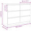 Sideboard 100X35x76 Cm Engineered Wood-1088289152
