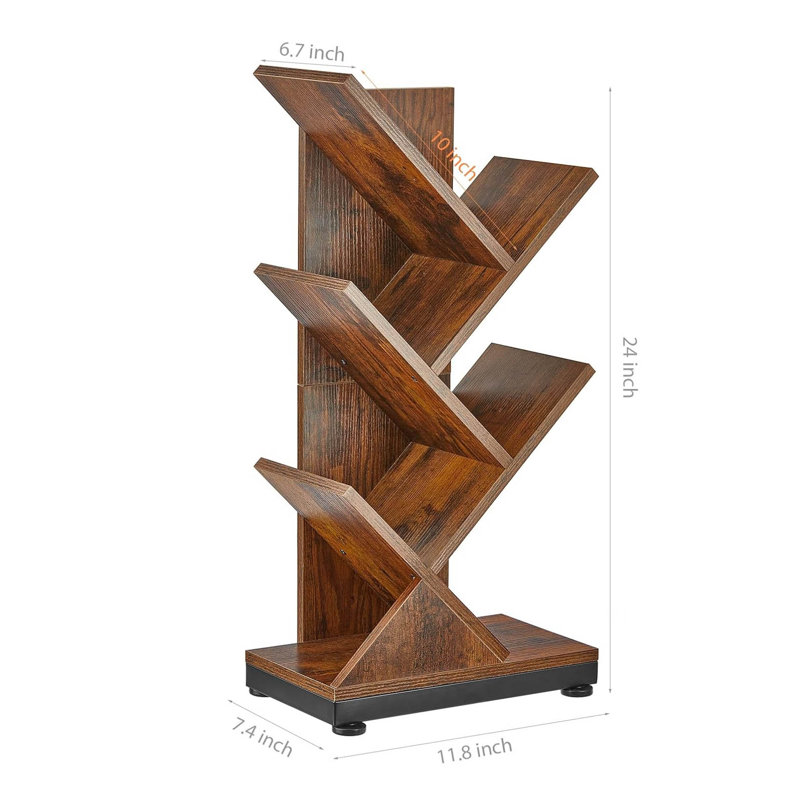 Next Tree Bookcase Ophelia & Co. Tree Bookshelf, 5 Tier Floor Standing Bookcase - Wayfair ...