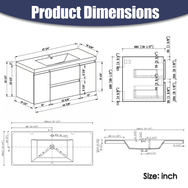 Dimensions du produit