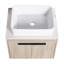 Ensemble de meuble-lavabo flottant avec lavabo en céramique Modern Design-923459189