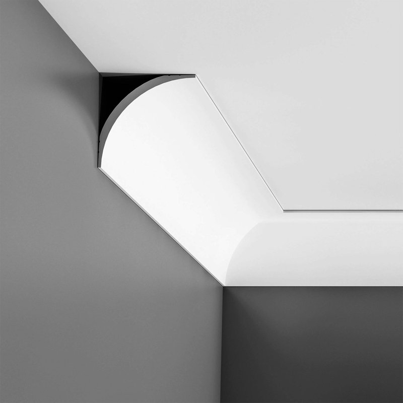 Polystyrène, blanc apprêté 3 1/2 po x 3 1/2 po x 78 3/4 po