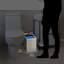 Poubelle et bac de recyclage multi-compartiments en acier inoxydable 5,3 gallons