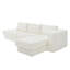 Canapé modulaire en L avec coussins double couche-471127458