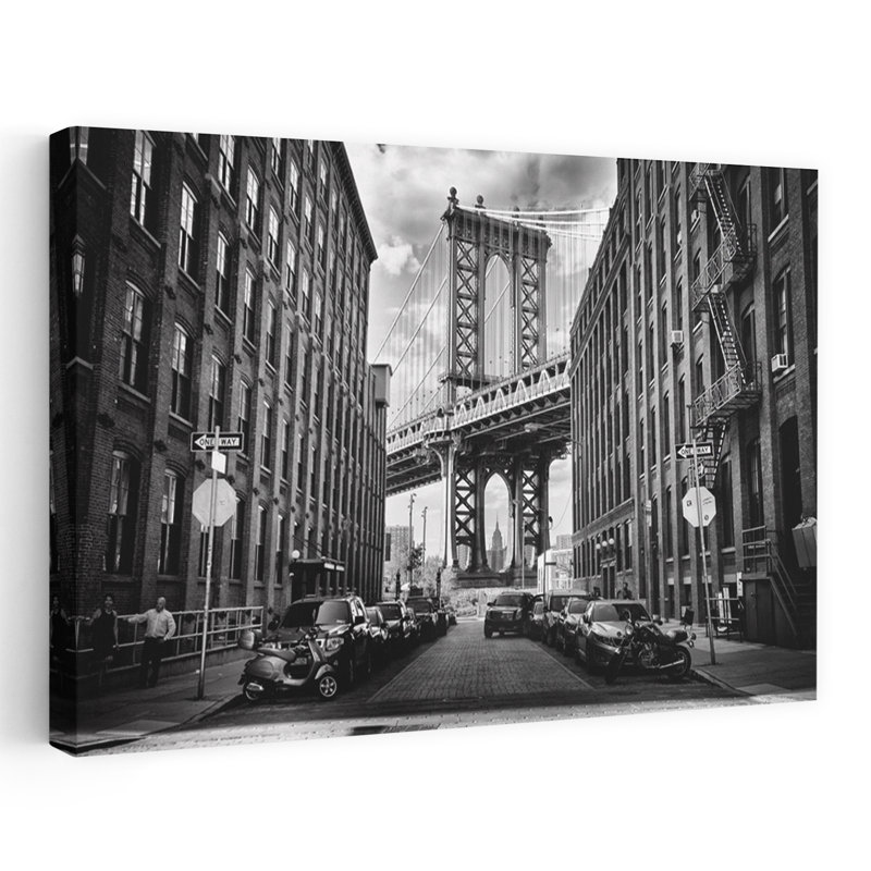 Vanhamme - Photographie de paysage urbain industriel en noir et blanc en Amérique, H 60 po x l 40 po