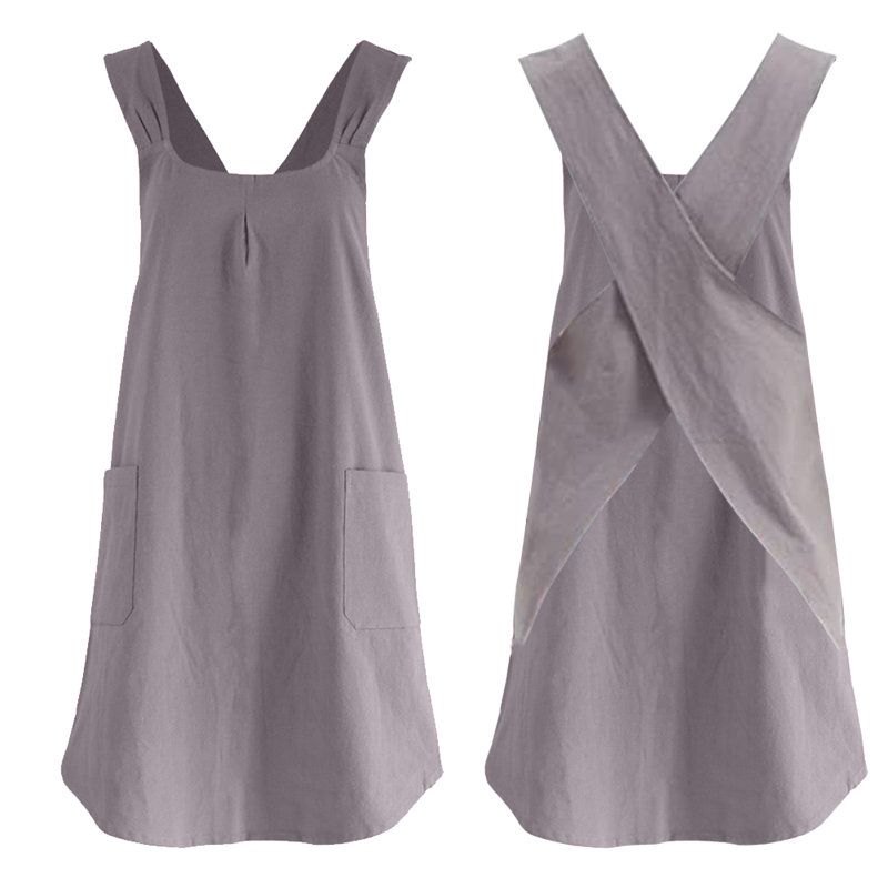 Solid Colour Apron Sets, Grey