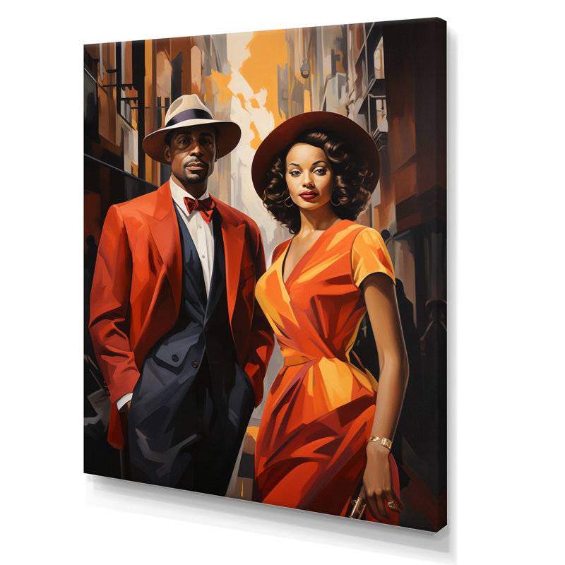 Harlem Renaissance Celebration II - Harlem Renaissance, impressions sur toile PT72683, H 44 po x l 34 po x P 1,5 po