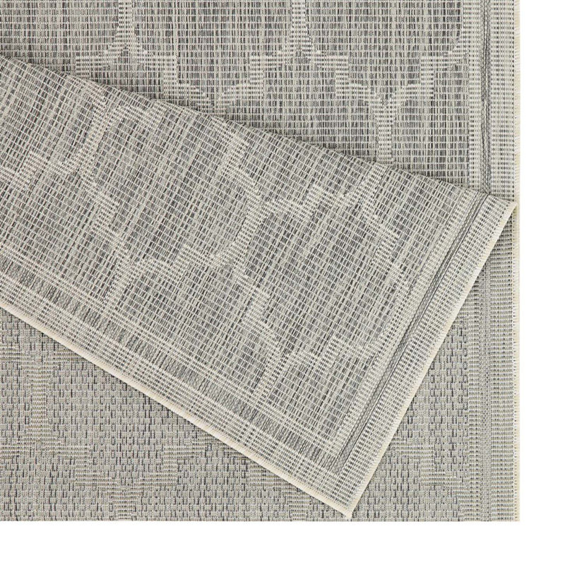 Trellis Patterned Indoor/Outdoor Area Rug, Rectangle 5'3" x 7'3"