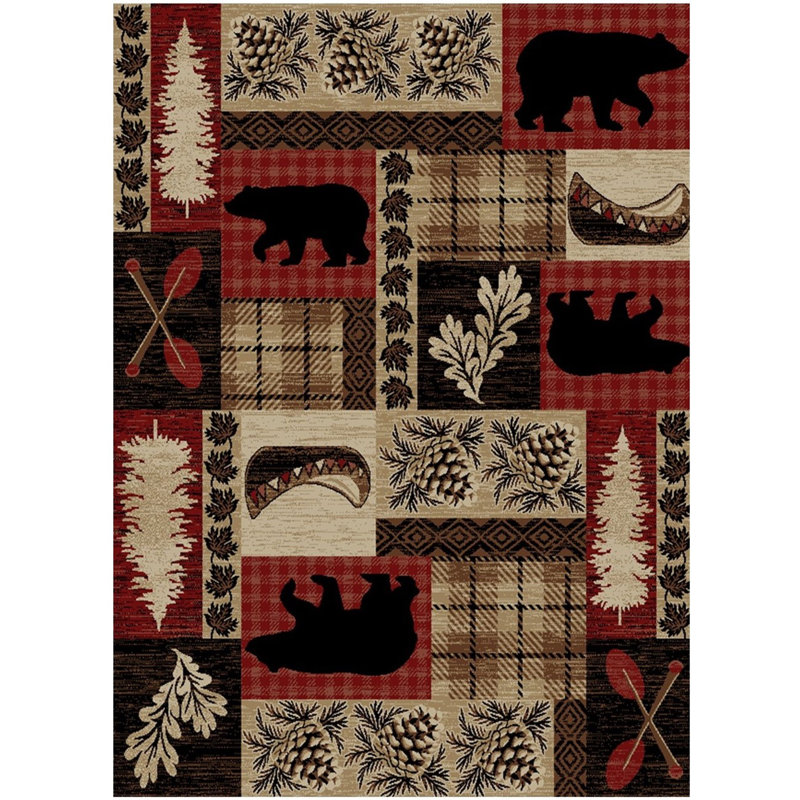Hearthside Patchwork Indoor Rug, Rectangle 5'3" x 7'3"