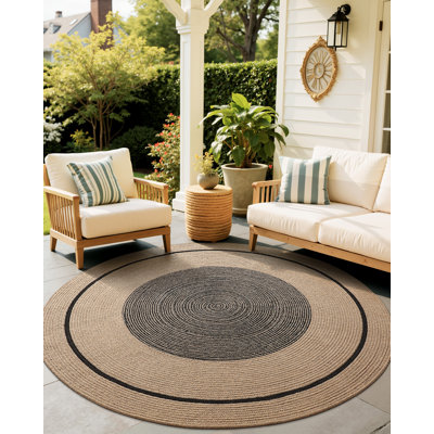 Natural Jute Handwoven Braided Area Rug