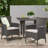 Of 2 Dining Chairs In Grey - Modern Straight Line Design For Living & Lounge Areas, 23.92 In. D X 23.37 W 33.2 H, 15.52 Lb Chair (2) Area 33.2"H 23.37"W 23.92"D, Weighted