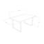 Nix Oak Unfinished Solid Wood Top Metal Base Dining Table-1795420173-1795420164