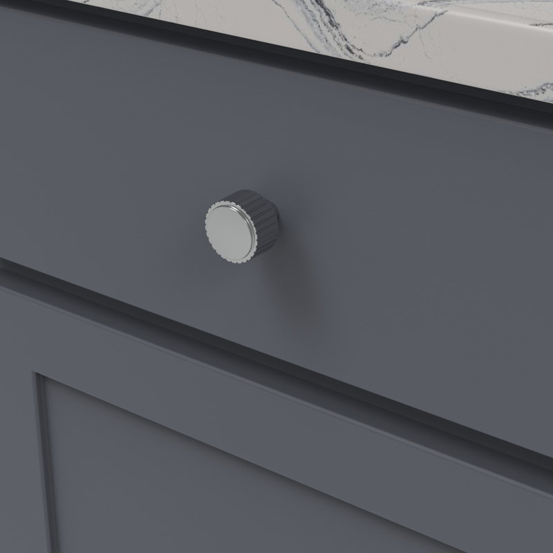 Sinclaire Collection Knob 1-1/4 Inch Diameter, Chrome