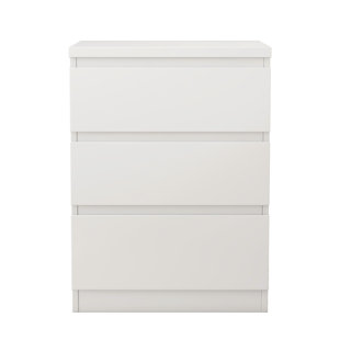 Velvet Nightstand Bedside Table with 3 Drawers