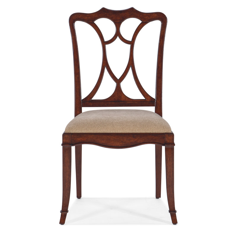 Chaise d'appoint rembourrée Charleston, Brun