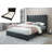 Upholstered Wingback Bed-83924007-84525333