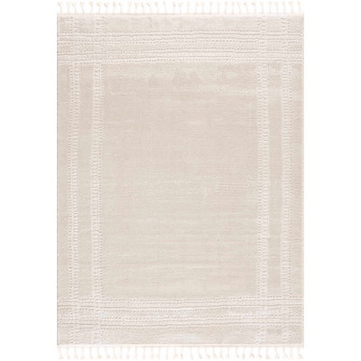 Tapis marocain en polypropylène tissé à la machine Roxbury