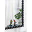 24 "x 36" miroir noir rectangulaire, miroir mural pour le vestibule de chambre à coucher de salon