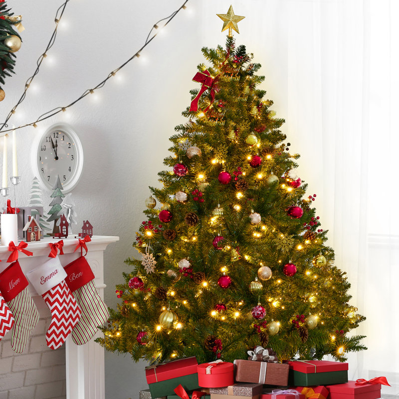 Arbre de Noël artificiel à installation facile Ct - support inclus, 7,5 pi