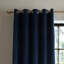 Super Thermal Blackout Matt Velour Eyelet Curtains-133726493-133726509