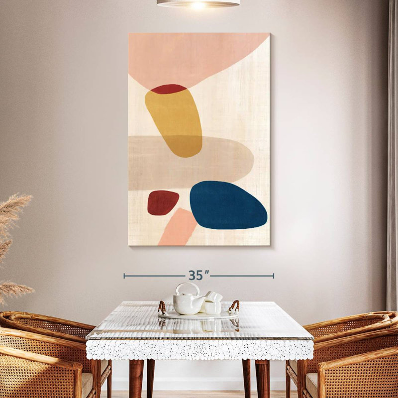 Avery Pink Pebbles, 24" H x 16" W