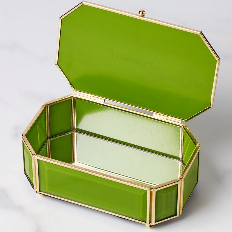 Boîte à bijoux «I Treasure You», Vert