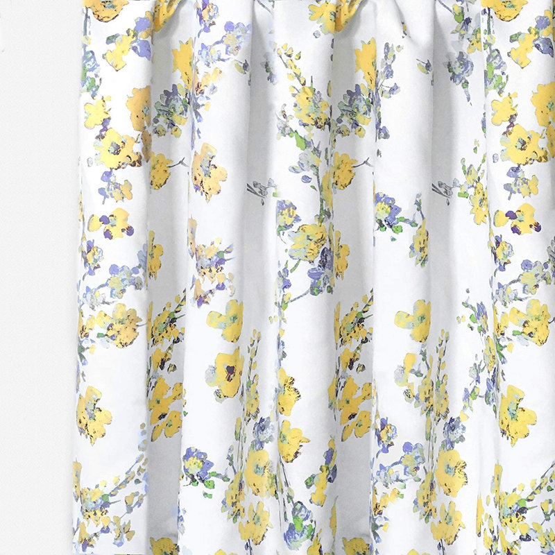 Adalinne Floral Tailored Window Valance, 52" W x 14" L