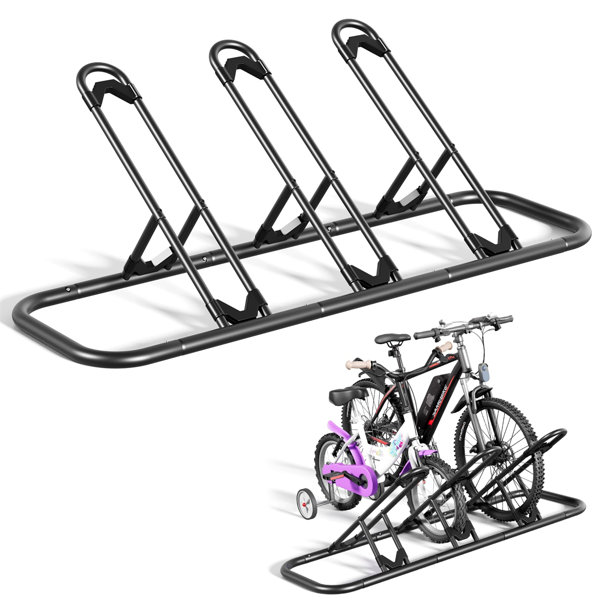 Kids Bicycle Bike Rack – Dual Bicycle Stand For Mountain, Road