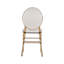 Ensemble de 2 chaises empilables en acrylique