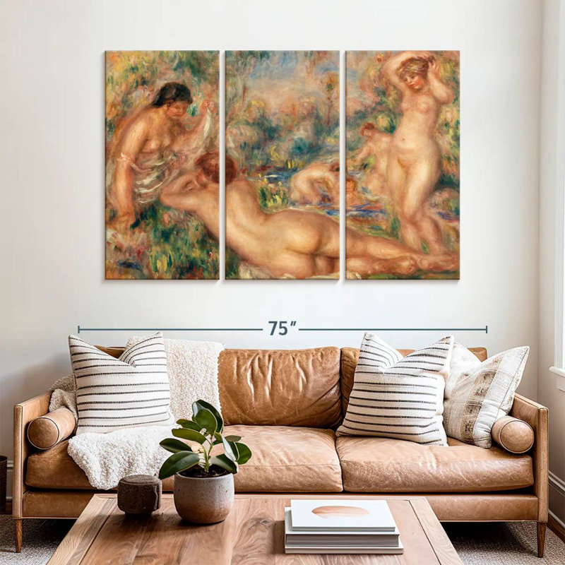 Leisha Bathers 1918, 42" H x 65" W