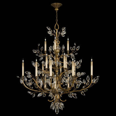 Crystal Laurel 20 - Light Crystal Chandelier