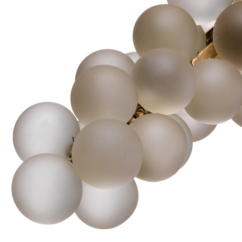 Décoration raisins, Blanc